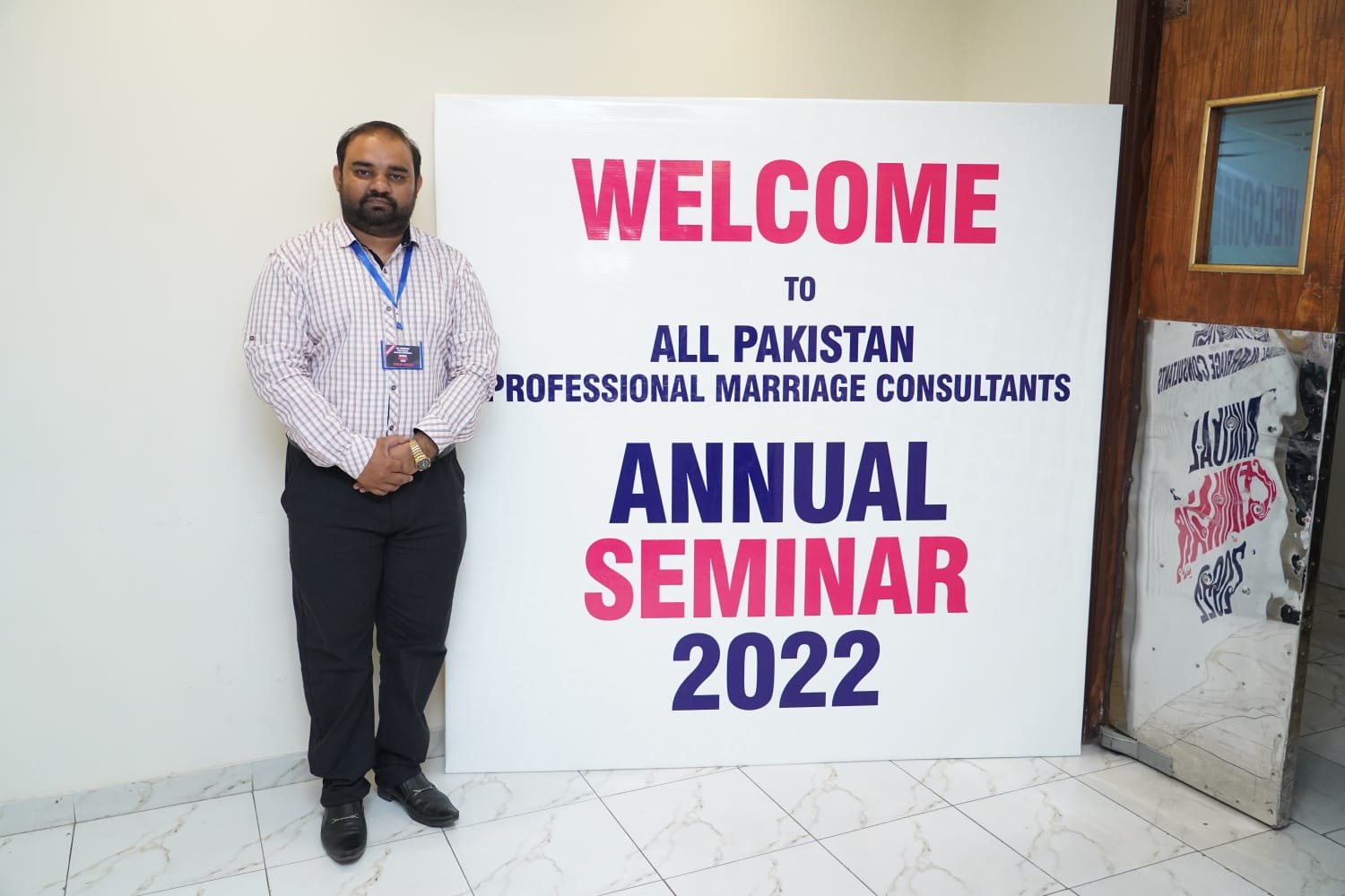 Urgent Rishta team at an industry matchmaking seminar