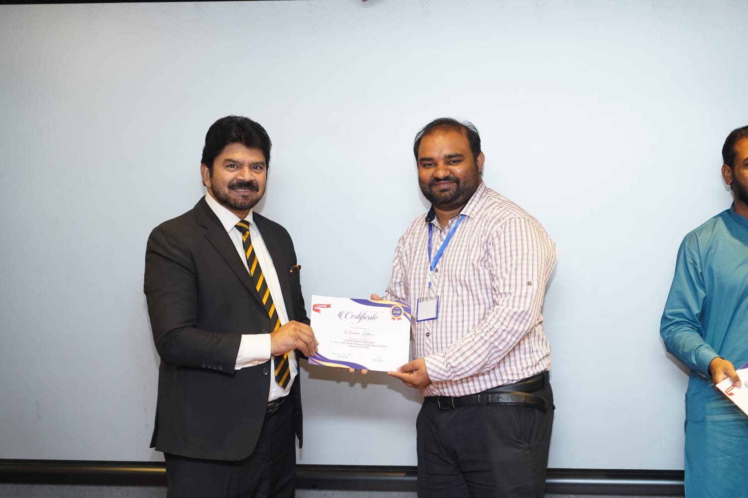 Urgent Rishta Services recognised at an industry seminar