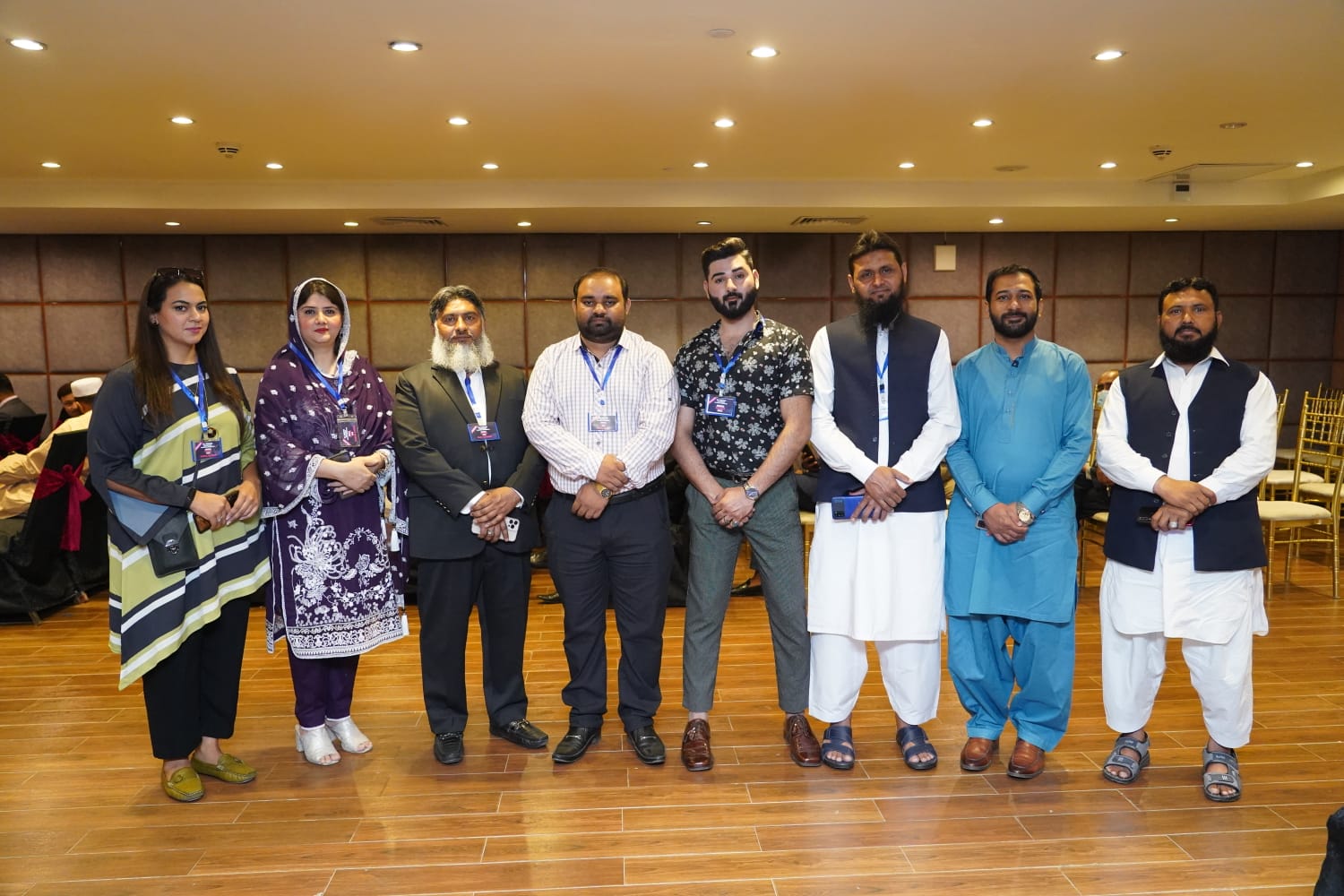 Urgent Rishta representatives with fellow delegates at an industry seminar